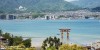 Itsukushima in Hiroshima from the mountain, Kyoto, Itsukushima