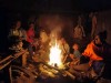 Typical cold night in the Highlands of PNG, Goroka, Amayufa village