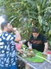 Traditional food tasting, Goroka, Asaro Village