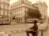 Pessoa's Statue, Lisbon, Chiado district