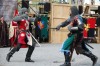 Knights Sword Fighting at Medieval Festival, Sibiu, Sighisoara