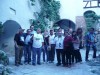 Me with tourists at Dracula's Castle, Brasov, Bran Castle