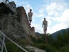 Poienari Fortress, Sibiu, Dracula's Stronghold in Fagarasi Mountains