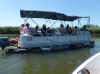 Catamaran with tourists, Tulcea, Danube Delta