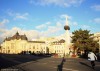 The memorial sculpture from the Revolution Square, Bucharest, Victoriei Avenue