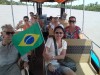Brasileiros sobre rio de Mekong, Ho Chi Minh, Sampan