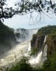 Iguassu Falls on the argentinian side in Iguassu Falls, Brazil