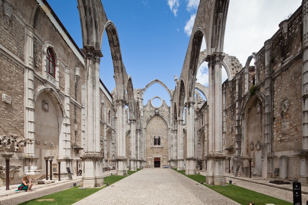 Carmo Convent. About Lisbon. About Portugal.